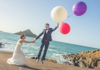 photographe castel beau site couple bretagne